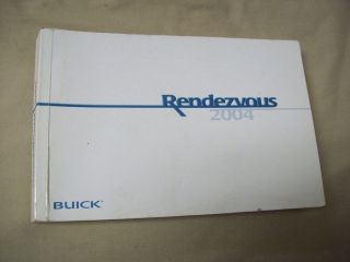buick rendezvous manual