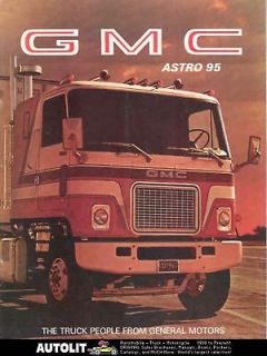 1969 GMC Astro 95 COE Truck Sales Brochure