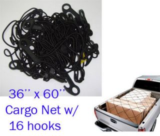 36 x 60 Elastic Truck Cargo net with 16 Hooks