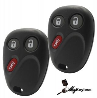 NEW GM REPLACEMENT KEYLESS ENTRY CAR REMOTE KEY FOB PAIR 3 BUTTON 