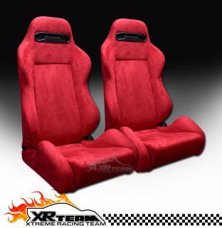   Sport Racing Bucket Seats+Sliders New Pair 40 (Fits: Chevrolet Nova