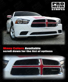 Dodge Charger Front Grille Gross Insert Stripe 2011 2012 2013