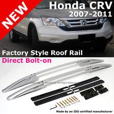 Honda CRV 07 11 OEM Factory Style Silver Roof Rack Rails Left & Right 