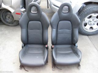 Honda S2000 Seats Black leather seats Left and Right