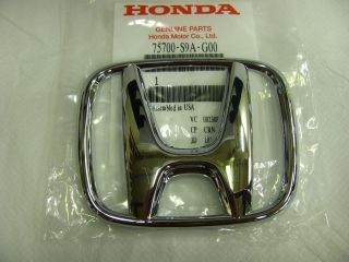 2003 2007 Honda Accord 4DR Front Grille H Emblem OEM NEW (75700 S9A 