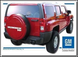 HUMMER H3 285 TIRE SIZE CUSTOM PAINTED RIGID TIRE COVER W LOGO (Fits 