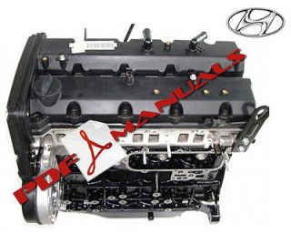 Hyundai   Terracan 2.9 Turbo Diesel Engine (J3) Workshop Manual HQ 
