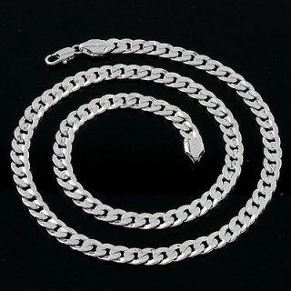Noble mens 14k white solid gold GF necklace chain 23.6inch FREE 
