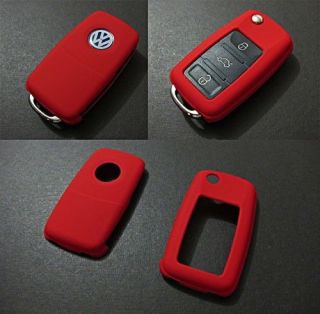 VW SEAT SKODA Remote Flip Key Cover Case Skin Shell Cap Fob Protection 