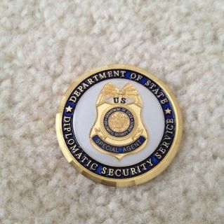 Department Of State Diplomatic Security Service Gold Challenge Coin