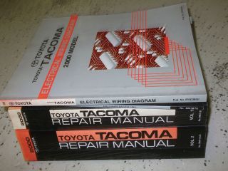 2000 Toyota TACOMA TRUCK Service Shop Repair Manual Set FACTORY OEM 