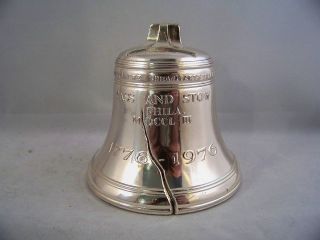   Silverplate Liberty Bell Bank R. B. Rogers Silver Co. Vintage in Box