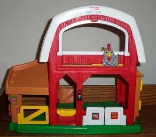    Price Little People Animal Sounds Farm Playset Barn Only Loose Used
