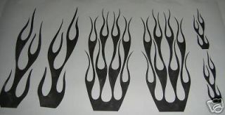   Flames Decals For Golf Carts, Go Karts, Toolboxes, 8 New Flames Decals