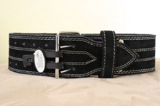 Power weight lifting belt in 100 % genuine leather size XXL