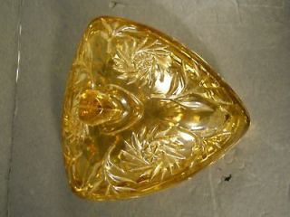 amber candy dish in Glassware