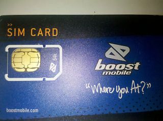 boost mobile card in Phone Cards & SIM Cards