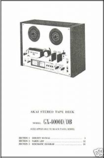Akai Gx 4000d in Reel to Reel Tape Recorders