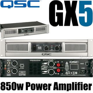 QSC GX5 850 Watt Power Amplifier GX 5 Professional Stereo Amp FREE 2 