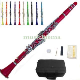 new color clarinet Bb great material technic tone RED
