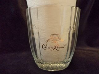   SEAGRAMS CROWN ROYAL Wiskey Lowball Glasses VONPOK   Made in Italy
