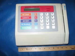 Card swipe time punch clock. Software missing. Panaentry ZE 5000ZCG00