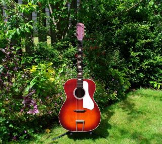  Mid 60s Silvertone Acoustic Flattop Guitar 319.12109 Made In USA