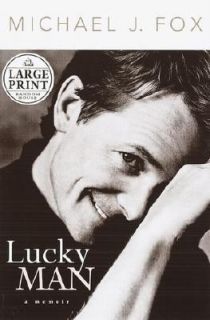 Lucky Man A Memoir by Michael J. Fox 2002, Hardcover, Large Type 