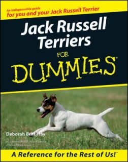 Jack Russell Terriers for Dummies by Deborah Britt Hay 2000, Paperback 