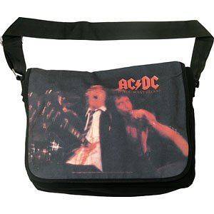 NWOT   AC/DC ACDC If You Want Blood   Back Packs   Messenger Bag Style