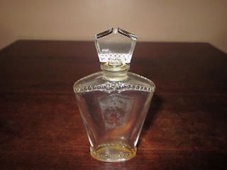 Rare Old Vintage Crystal Roger & Gallet perfume bottle PARIS MADE IN 
