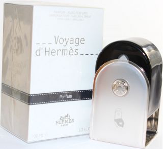 VOYAGE D HERMES PURE PARFUM 3.3 OZ FOR MEN NEW IN A BOX BY HERMES