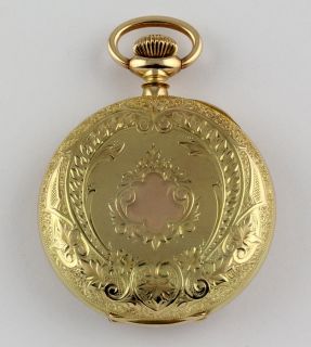 Illinois Watch & Co 1902 Outstanding Mint 14K Gold case Pocket watch 