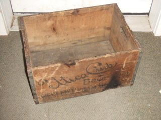Vintage Utica Club Beer West End Brewery UC Delivery Crate Box Wood 