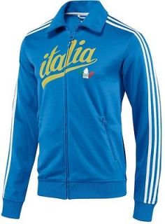 new~Adidas Originals ITALY Track jersey sweat shirt Top Jacket 