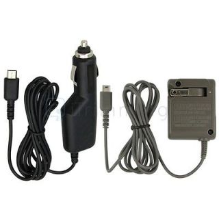   DC + Home Wall Travel AC Charger Adapter Set for Nintendo DS Lite NDSL