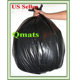 50ct 13/26/33 Gallons Trash Garbage Rubbish Waste Bags Black Liner 