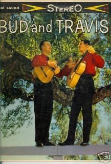 BUD and TRAVIS LP Vinyl Record VG+ 1959 old album