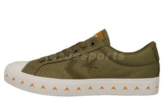 Converse Star Play Re Mix OX Remix Olive Green Classic Casual Shoes
