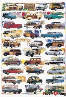 classic car puzzle in 1000 Pieces
