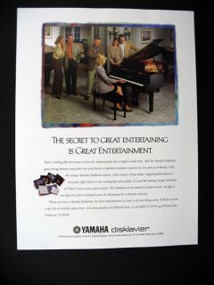 Yamaha Disklavier Piano 1999 print Ad