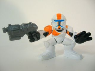   wars galactic heroes CLONE TROOPER orange delta bomb squad boss figure