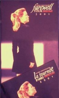 2001 Josee Chouinard Farewell Tour Program MINT