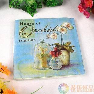 20 paper napkin Serviettes party favor orchid 3​ply 33cm*33cm high 