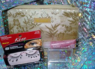 Cosmetic Makeup Bag Travel Women LOT Free Gifts Clinique Avon Estee 