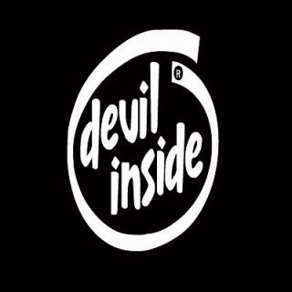 Devil Inside Intel Spoof Funny Humor T shirt SweatShirt Hooded 