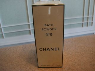 RARE Vintage Chanel No 5 Perfume Perfumed Bath Powder Body Dusting LGE 