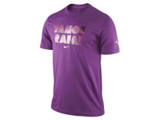 Nike Mens Vamos Rafa Nadal Tennis Shirt   Purple