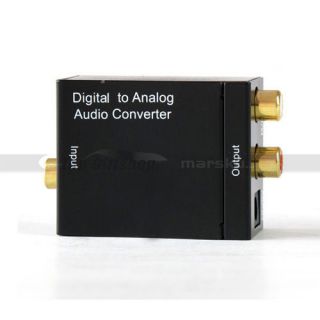   Optical Coaxial Toslink to Analog Analogue RCA Audio Converter 165