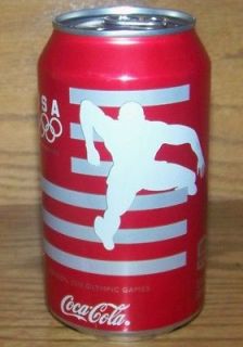   2012 OLYMPIC GAMES USA LIMITED EDITION COCA COLA 12oz FULL CAN #1 of 6
